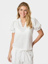 Neo Noir Odesa Linen Blouse 160264 Col. White 120