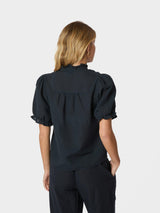 Neo Noir Odesa Linen Blouse 160264 Col. Navy 141