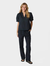 Neo Noir Odesa Linen Blouse 160264 Col. Navy 141