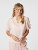 Neo Noir Odesa Linen Blouse 160264 Col. Rose smoke