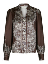 Neo Noir Massima Paisley Border Blouse Col. 676