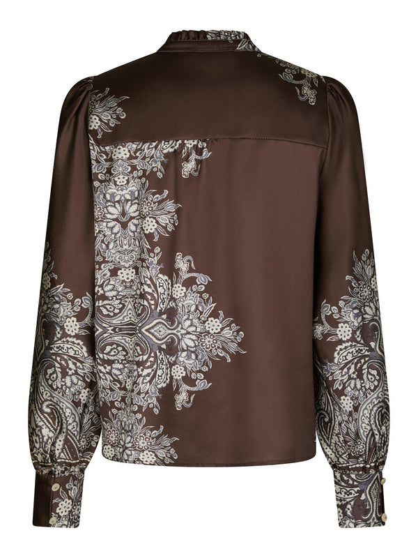 Neo Noir Massima Paisley Border Blouse Col. 676