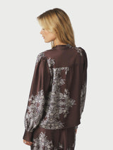 Neo Noir Massima Paisley Border Blouse Col. 676