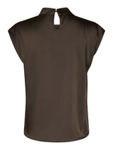 Neo Noir Fleur Drapy Satin Blouse 160990 Col.676