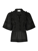 Neo Noir Evienne S Voile Top 161856 Col. Black