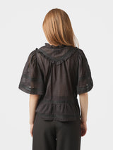 Neo Noir Evienne S Voile Top 161856 Col. Black