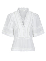 Neo Noir Evienne S Voile Top 161856 col. White