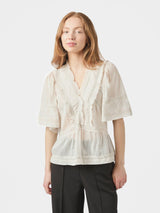 Neo Noir Evienne S Voile Top 161856 Col. Ivory
