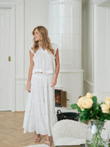 Neo Noir Felicia S Voile Skirt 161872 Col. White