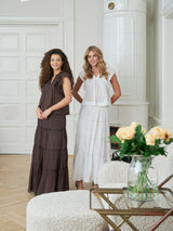 Neo Noir Felicia S Voile Skirt 161872 Col. White