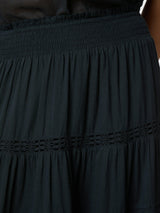 Neo Noir Felicia S Voile Skirt 161872 Col. Navy