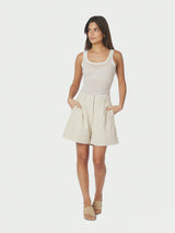 Neo Noir Sega Ramie Shorts 162435 Col Natural