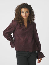 Neo Noir Amara Big Embroidery Blouse 163032 Col. 174