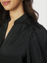 Neo Noir Rosslyn Heavy Sateen Blouse Col. Black