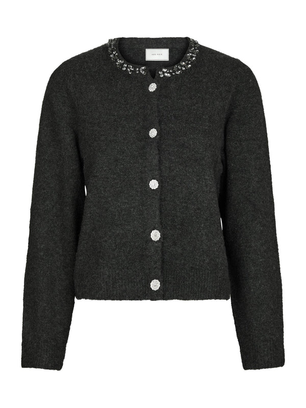 Neo Noir Marie Stone Knit Cardigan 163850 Col.132