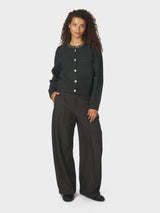 Neo Noir Marie Stone Knit Cardigan 163850 Col.132