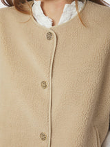 Neo Noir Mariko Teddy Vest 164594 Col. Sand