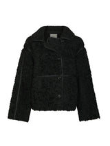 Neo Noir Castor Faux Fur Jacket 164862 Col.Black