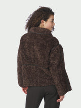 Neo Noir Castor Faux Fur Jacket 164862 Col.Dark br