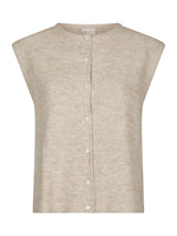 Neo Noir Everest Knit Vest PO 164870 Col. Sand