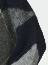 Neo Noir Inga Check Fluff Knit Blouse 165205 141