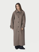 Neo Noir Keaton Wool Coat 165499 Col. Taupe