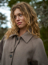 Neo Noir Keaton Wool Coat 165499 Col. Taupe