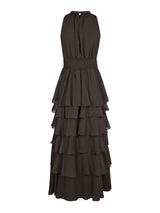 Neo Noir Marli Solid Chiffon Dress 165640 Col.306