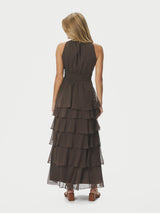 Neo Noir Marli Solid Chiffon Dress 165640 Col.306