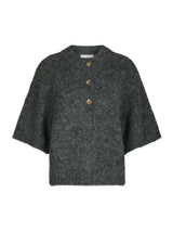Neo Noir Benuta Fluffy  Knit Cardigan 165816 Col. Antracit melange