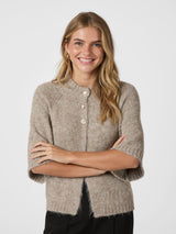 Neo Noir Benuta Fluffy Knit Cardigan 165816 Sand