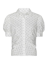 Neo Noir Frannie Dot Shirt 166006 Col.Off white