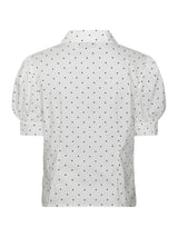 Neo Noir Frannie Dot Shirt 166006 Col.Off white