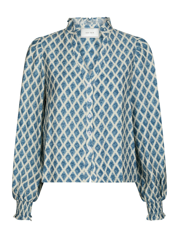 Neo Noir Delsie Print Blouse 166222 Col. 407