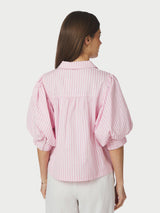 Neo Noir Etta Soft Stripe Stone Shirt Col. 754
