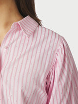Neo Noir Etta Soft Stripe Stone Shirt Col. 754