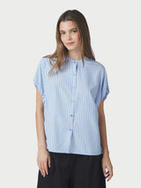 Neo Noir Englana Stripe Blouse 166460 Col.145