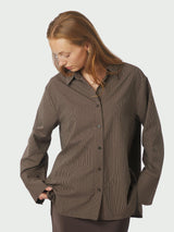 Neo Dita Striped Line Shirt 166888 Col. Dark Brown