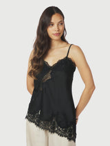 Neo Noir Viole Lace Top 167409 Col. Black