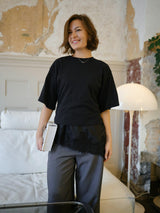 Neo Noir Viole Lace Top 167409 Col. Black