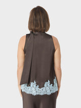 Neo Noir Lorenz Lace Top 167826 Col. Dark Brown