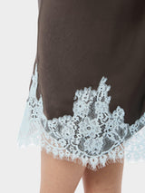 Neo Noir Naira Lace Skirt 167839 Col. Dark brown