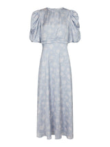 Neo Noir Kikka Faded Flower Dress 167902 Col. Light Blue