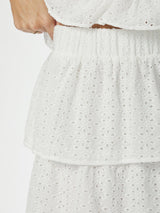 Neo Noir Morris EMB Skirt 167911 Col. Off white
