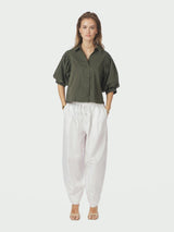 Neo Noir Etta Poplin Shirt 168089 Col. Army