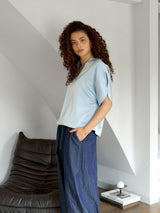 Neo Noir Anelle Heavy Sateen Blouse 168286 Col.145