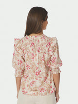 Neo Noir Davina Flower Rose Blouse 168297 Col.Rose