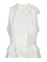 Neo Noir Ansol Emb Top 168429 Col. Off White