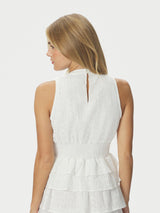 Neo Noir Ansol Emb Top 168429 Col. Off White