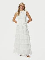 Neo Noir Ansol Emb Top 168429 Col. Off White